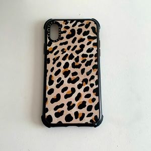 Cheetah print iPhone XS Max phone case